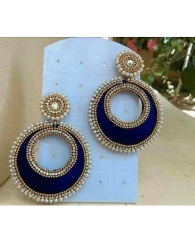 Earring - Blue and Silver Earring - Blue and Silver